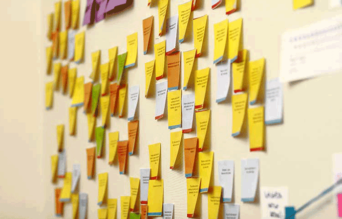 Maximize work efficiency pinboard