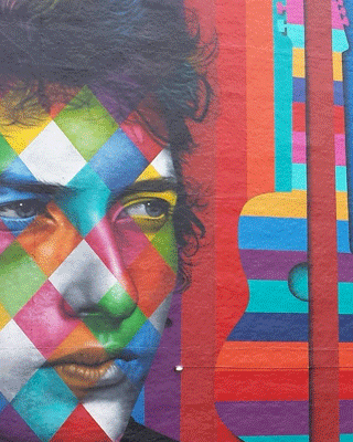 Bob Dylan Mural
