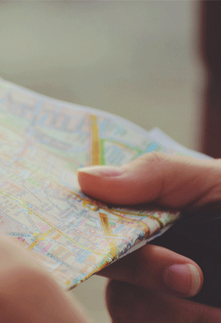 Cost effective travel guide medium