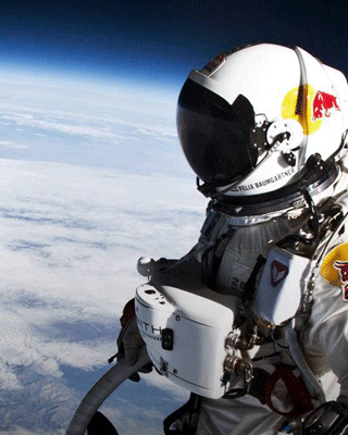 Astronaut in space branded Redbull, content marketing.