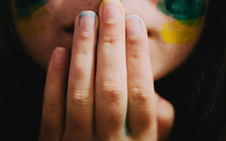 Brasil 2014: advertising girl