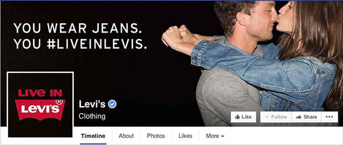 Facebook Page Levis