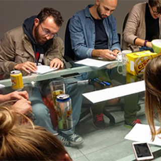 Drawception at Switch office